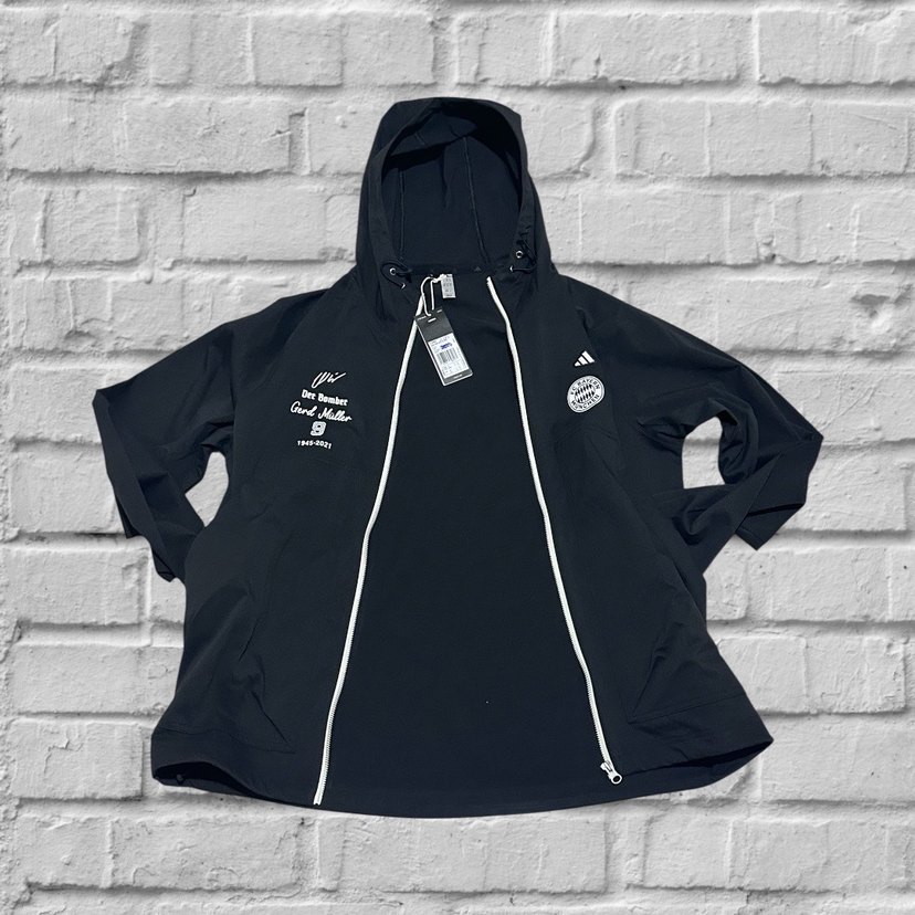 Orijinal Adidas Gerd Müller X Bayern Münih Rüzgarlık Ceket - Görsel 3