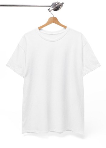 Kadın Beyaz Baskılı Kısa Denim Tişört - Görsel 4