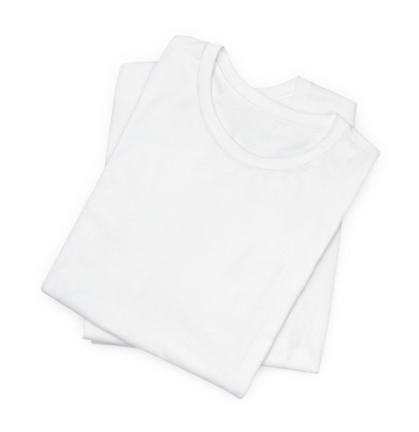 Kadın Beyaz Baskılı Kısa Denim Tişört - Görsel 5