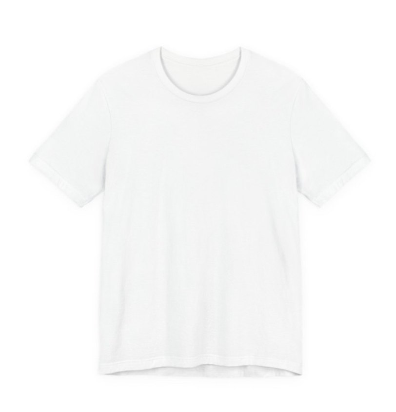 Kadın Beyaz Baskılı Kısa Denim Tişört - Görsel 2