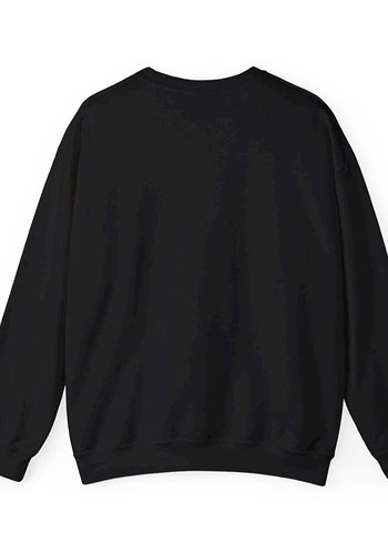 Siyah Oversize Kadın Sweatshirt - Görsel 3