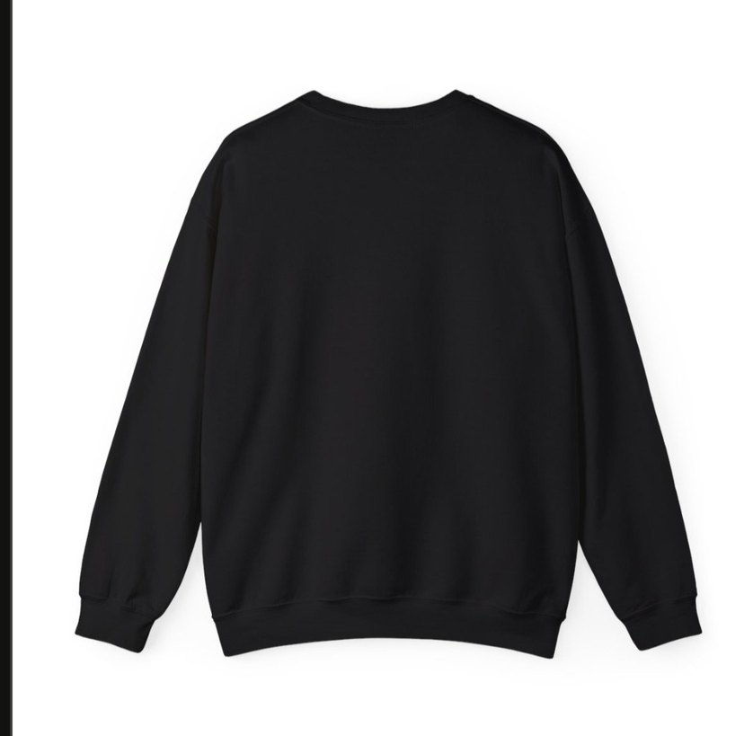 Siyah Oversize Kadın Sweatshirt - Görsel 3