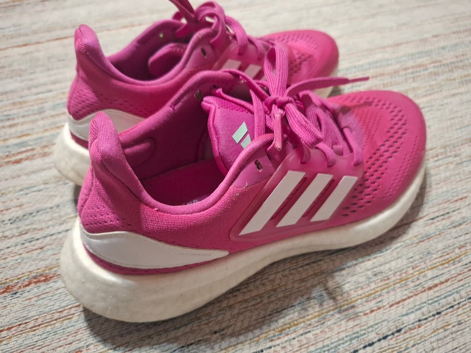 Pembe Bağcıklı Kadın Spor Ayakkabı - Görsel 2