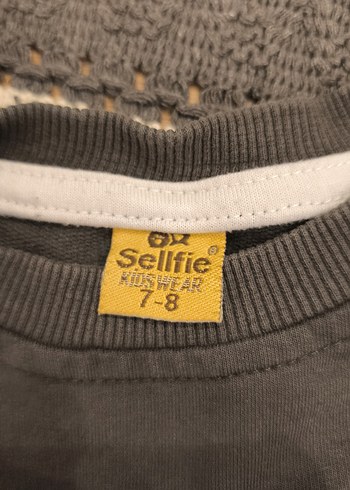 Gri çocuk Sweatshirt, , Uzun Kollu - Görsel 3