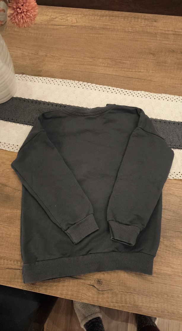 Gri çocuk Sweatshirt, , Uzun Kollu - Görsel 2