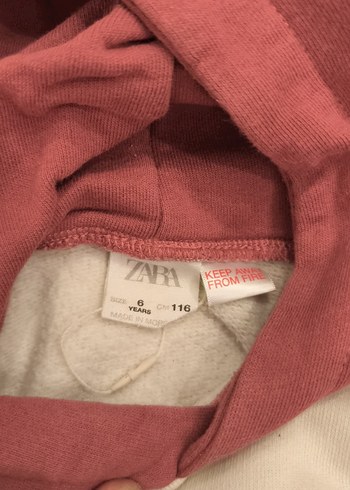 Renkli Kapüşonlu çocuk Sweatshirt - Görsel 3