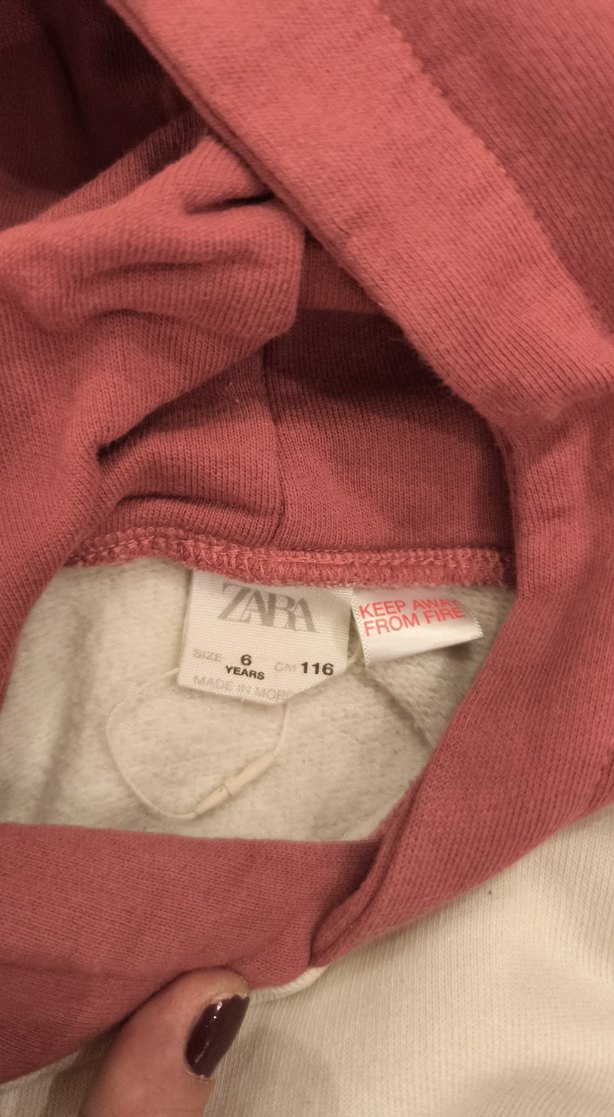 Renkli Kapüşonlu çocuk Sweatshirt - Görsel 3