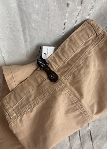 Bej Kemerli Erkek Çocuk Keten Pantolon - Görsel 4