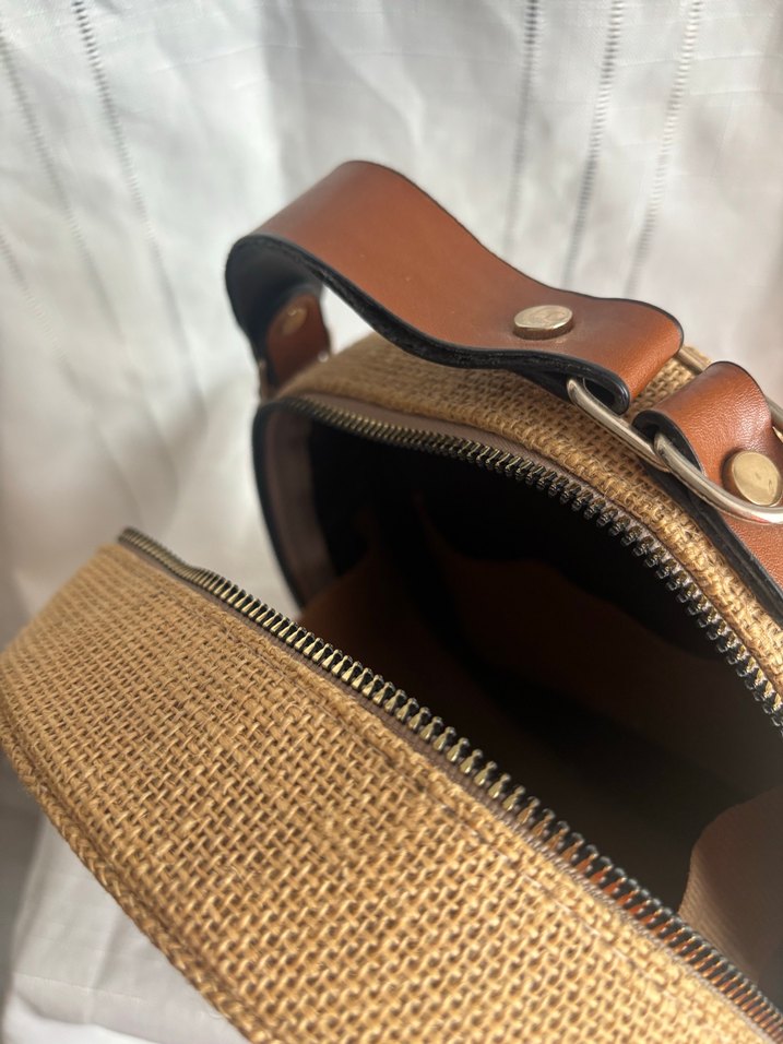 Hasır Kemer Detaylı Bohem Kadın Çanta - Görsel 4