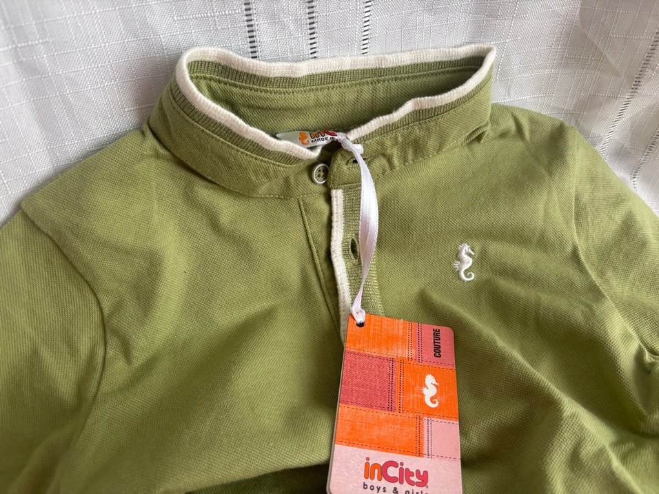 Erkek Çocuk Yeşil Fermuarlı Sweatshirt - Görsel 2