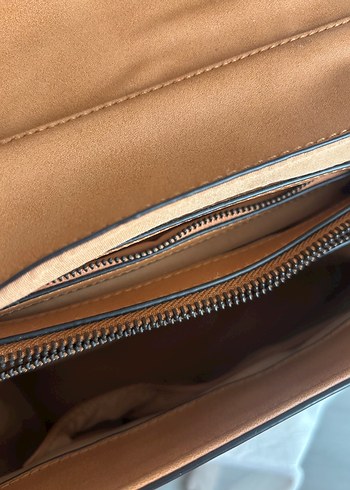 Bej Deri Kadın Çanta Tokalı - Görsel 8