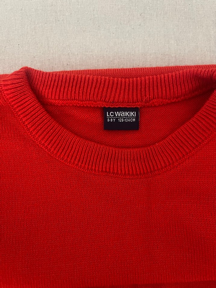 Erkek Çocuk Gri Bol Kesim Pamuk Pantolon ve kazak - Görsel 5