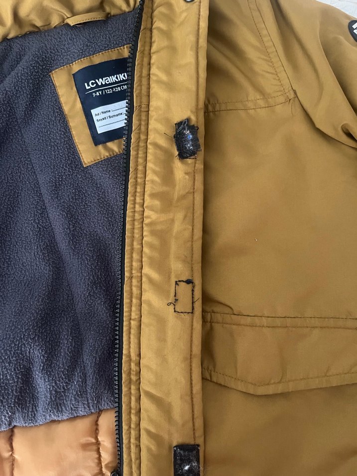 Kahverengi Erkek Çocuk Kürklü Kışlık Mont - Görsel 5