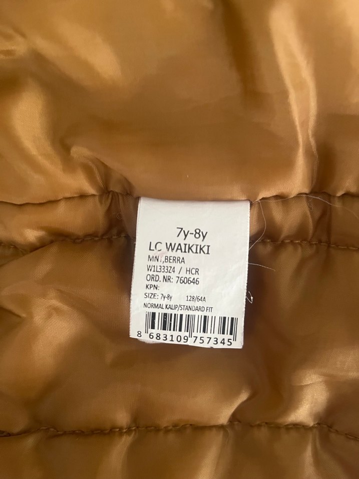 Kahverengi Erkek Çocuk Kürklü Kışlık Mont - Görsel 3