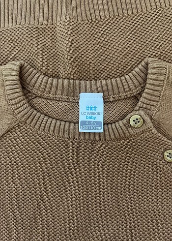 Erkek Çocuk Kahverengi Triko Kazak - Görsel 2