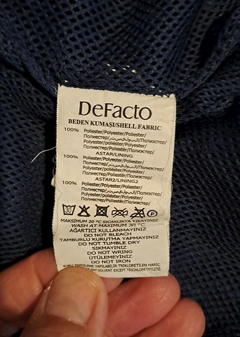 DeFacto XL İnce Yağmurluk&Rüzgarlık - Görsel 3