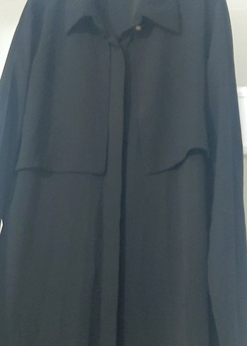 Siyah Uzun Kadın tunik - Görsel 2