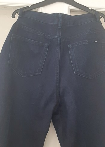Lacivert Kadın Denim Pantolon - Görsel 7