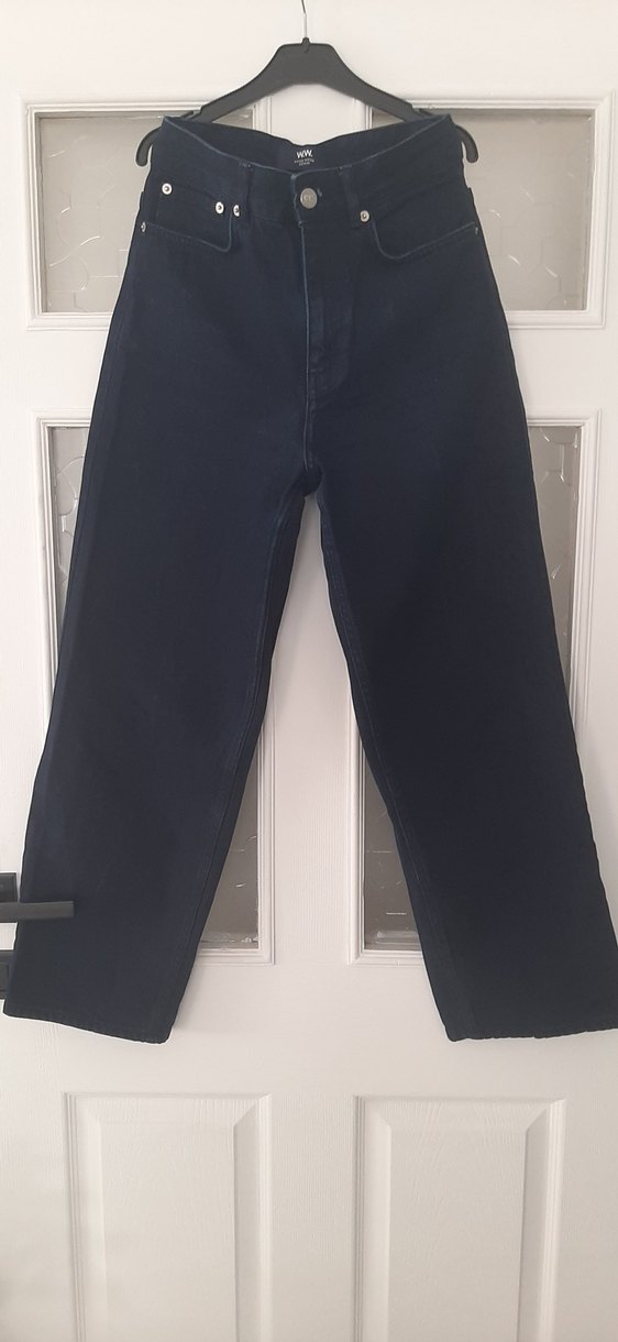 Lacivert Kadın Denim Pantolon - Görsel 2