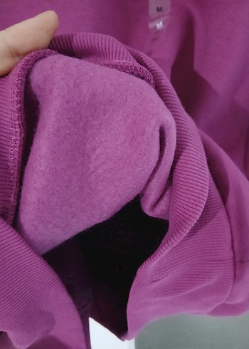 pembe Baskılı Kadın Sweatshirt - Görsel 6