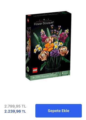 Diğer LEGO Çok Renkli Çiçek Buketi