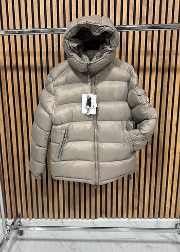 Erkek Siyah Deri Şişme Mont - Görsel 3