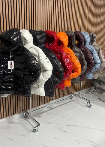 Erkek Siyah Deri Şişme Mont - Görsel 7