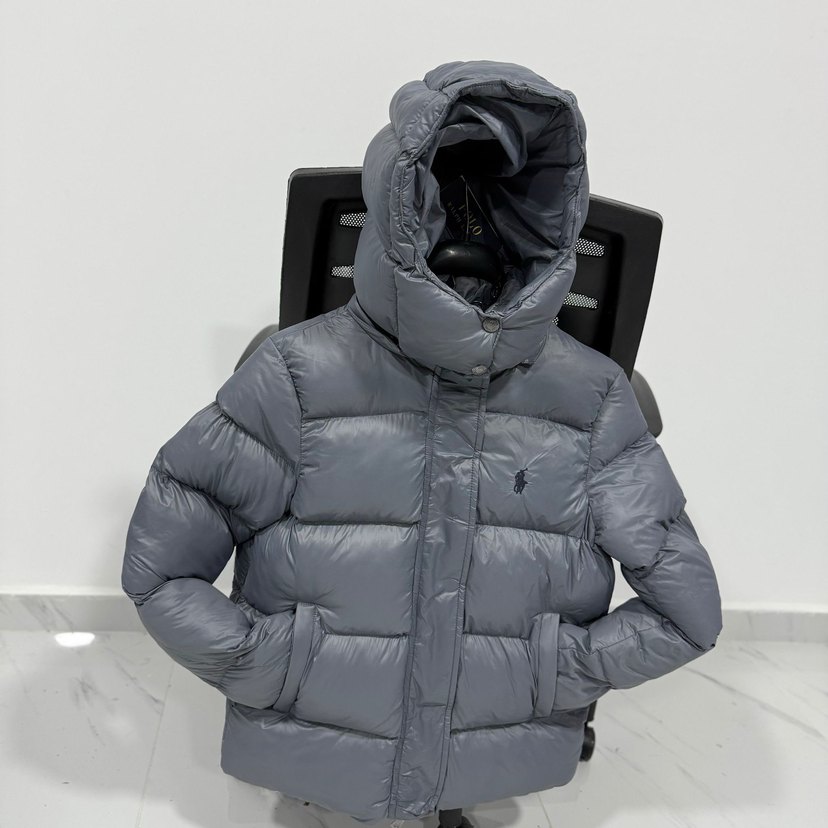 Siyah Kapüşonlu Erkek Mont - Görsel 4