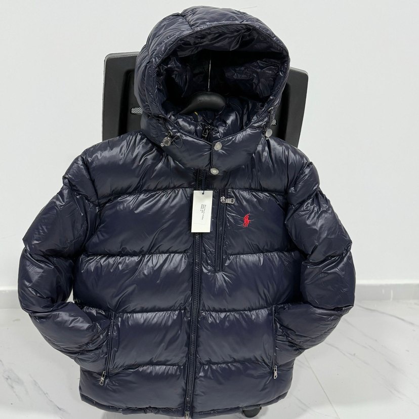 Siyah Kapüşonlu Erkek Mont - Görsel 2