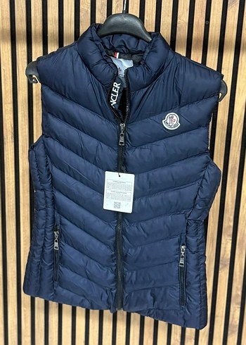 Düğmeli Nakışlı Gri bayan Kolsuz Ceketimiz - Görsel 8