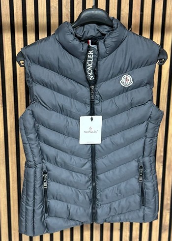 Düğmeli Nakışlı Gri bayan Kolsuz Ceketimiz - Görsel 7