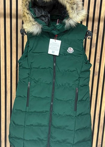 Düğmeli Nakışlı Gri bayan Kolsuz Ceketimiz - Görsel 9