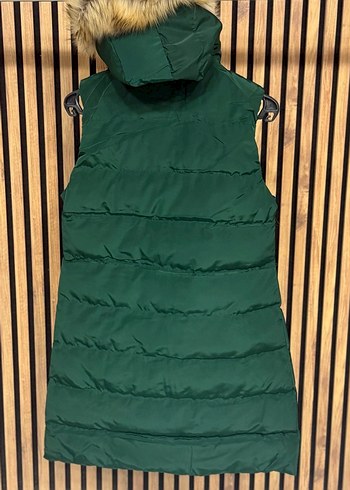 Düğmeli Nakışlı Gri bayan Kolsuz Ceketimiz - Görsel 10