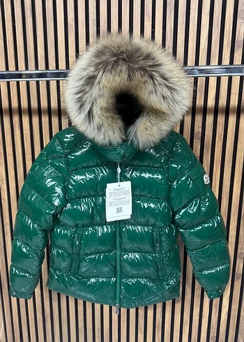 Kürk Detaylı Kısa Mavi Kadın Mont - Görsel 4