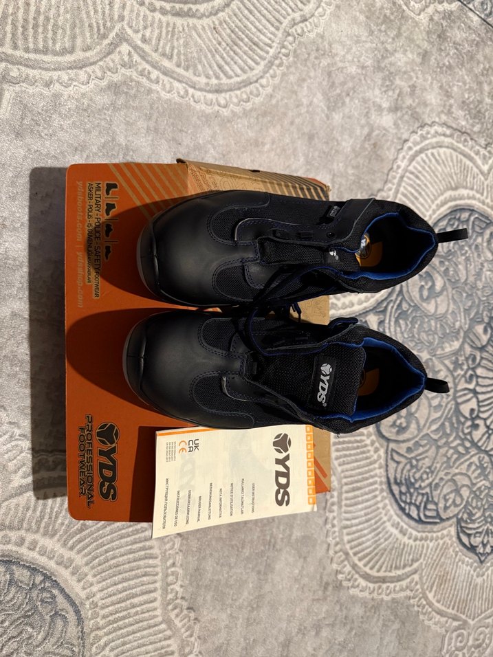 YDS Siyah Hakiki Deri İş Güvenliği Ayakkabısı - Görsel 2