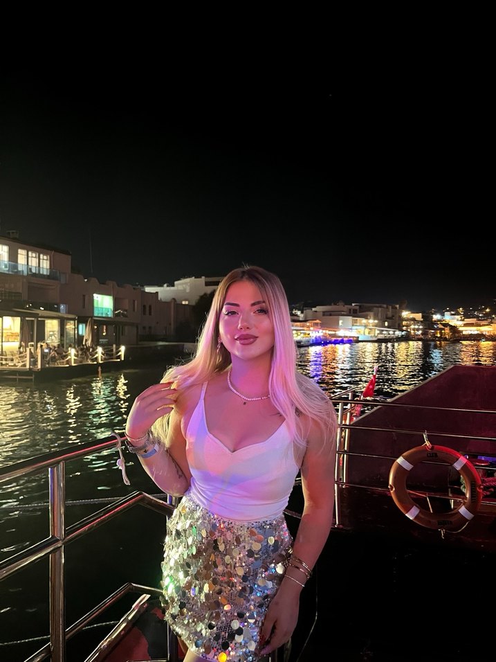 Işıltılı Mini Pullu Straplez Elbise - Görsel 2