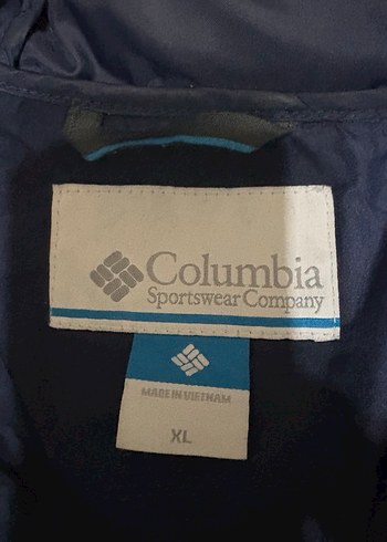 Orijinal Columbia Kapüşonlu Mavi Erkek Mont - Görsel 4