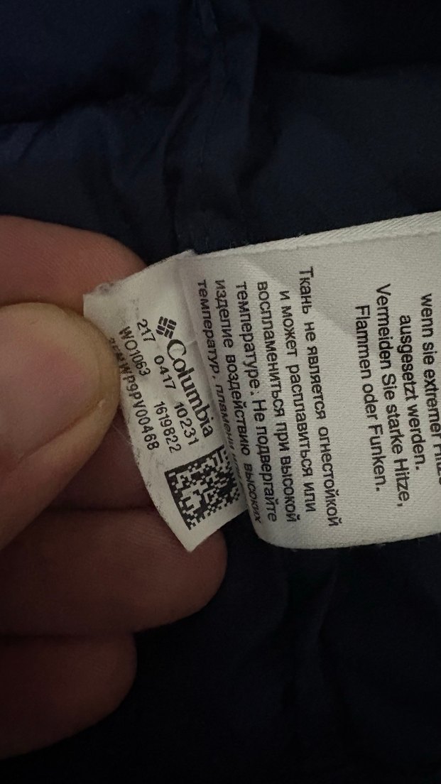 Orijinal Columbia Kapüşonlu Mavi Erkek Mont - Görsel 5