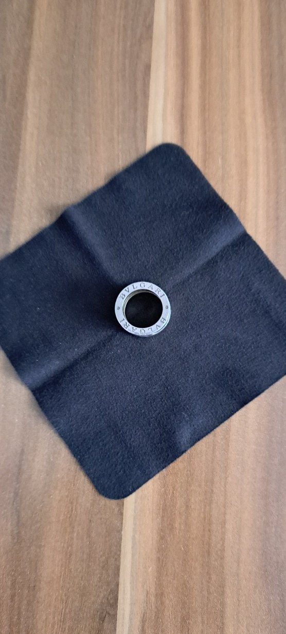 Bvlgari Gümüş Yaylı Unisex Yüzük - Görsel 4