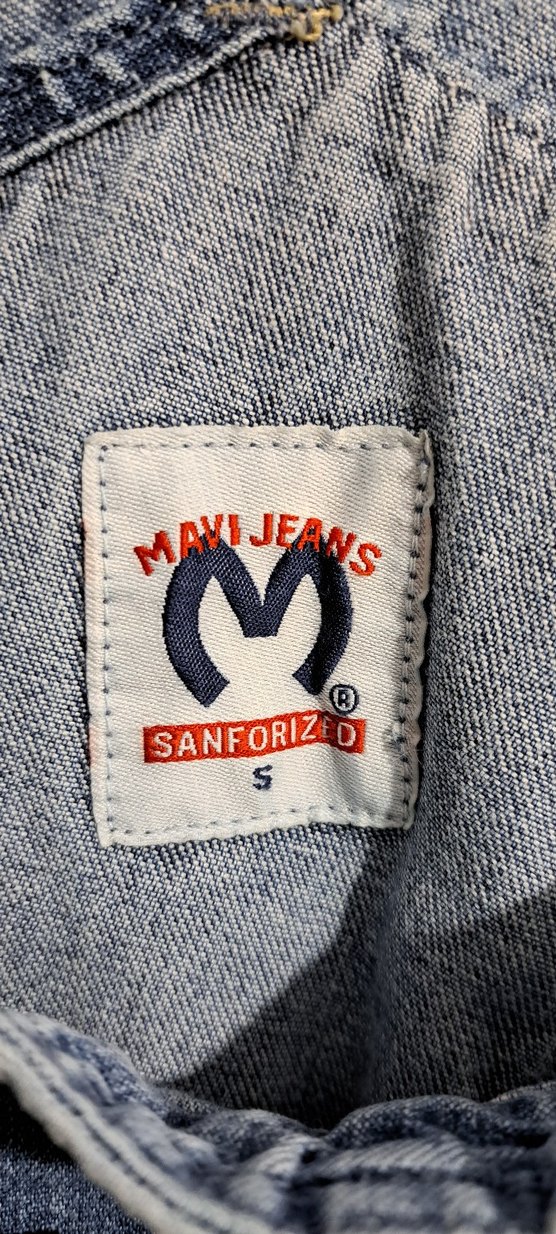 Kadın Mavi Denim Uzun Tulum - Görsel 3