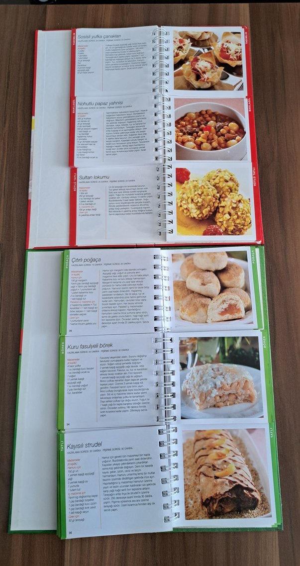 Lezzet Tam Menü Yemek Kitapları Seti - Görsel 3