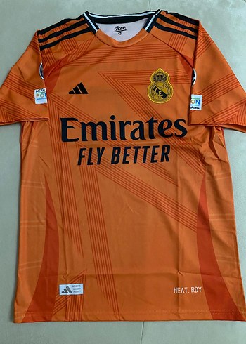 Turuncu MADRİD Erkek Kısa Kollu Spor Forması - Görsel 2