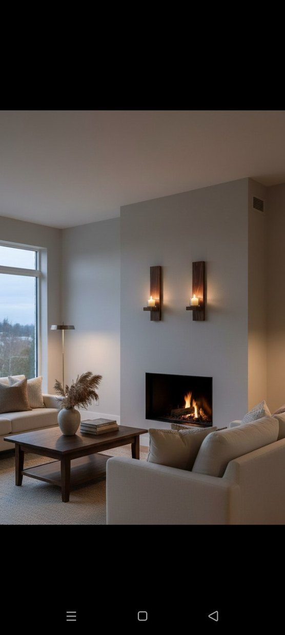 Koyu Bej Duvar Mumluk Seti - Görsel 2