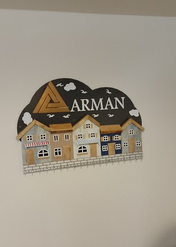 Altın Renkli Arman Duvar anahtarlık - Görsel 2