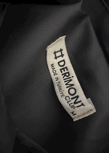 Siyah Deri Biker Ceket - Görsel 3