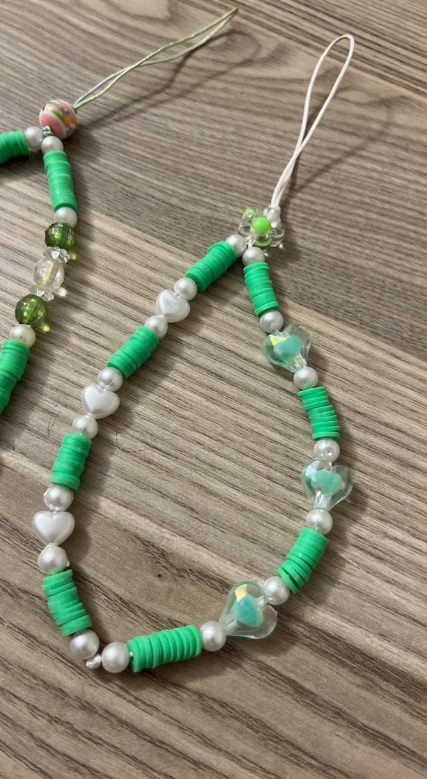 Yeşil Boncuklu Bohem Kadın Charm - Görsel 2