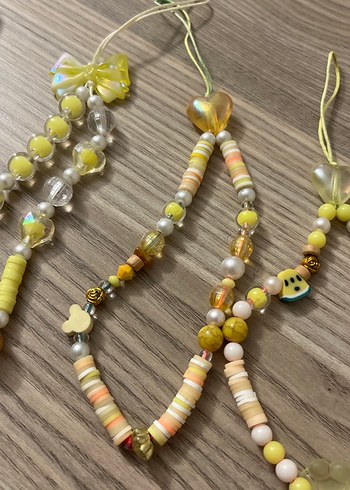 Sarı Boncuklu Kadın Charm tekli fiyat - Görsel 3