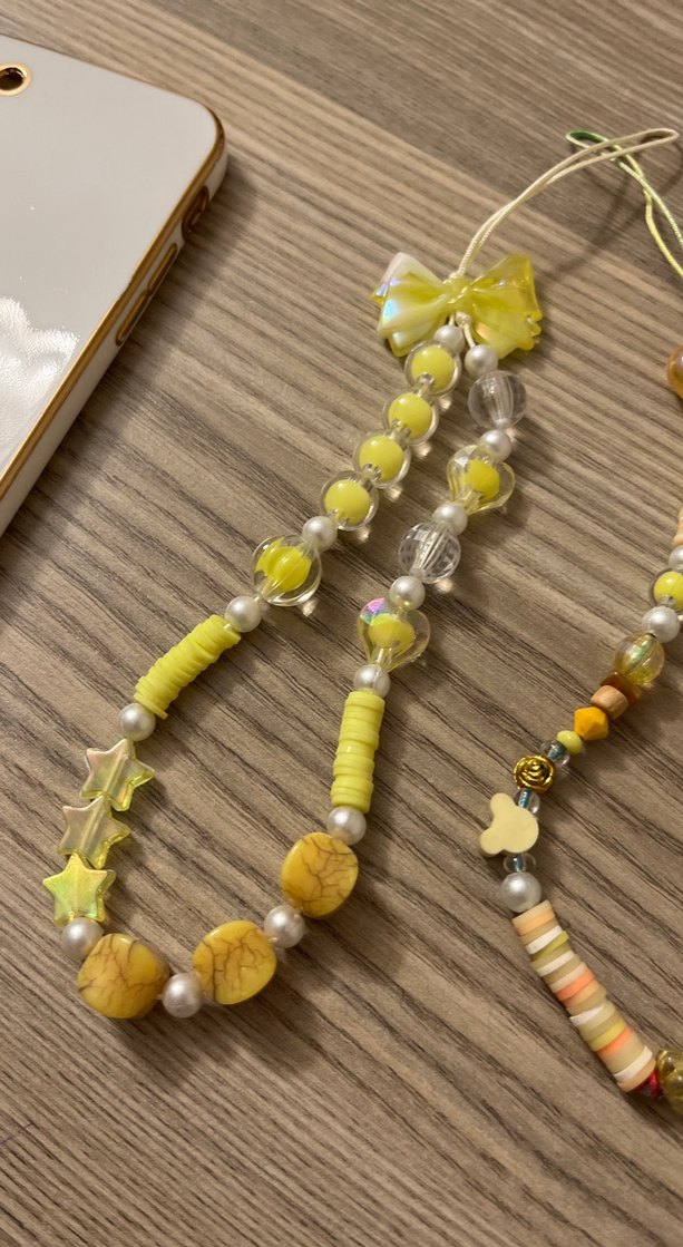 Sarı Boncuklu Kadın Charm tekli fiyat - Görsel 4