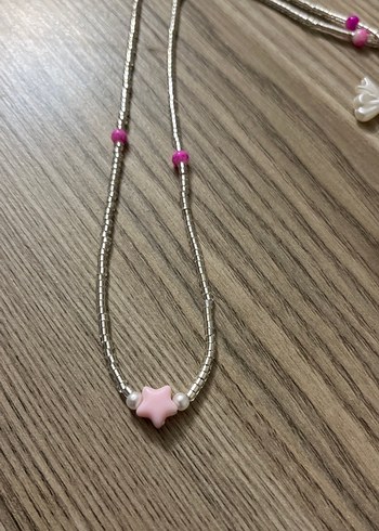 Pembe Boncuklu Çocuk Kulaklık Zinciri
Gözlük ipi - Görsel 4