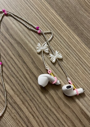 Pembe Boncuklu Çocuk Kulaklık Zinciri
Gözlük ipi - Görsel 2